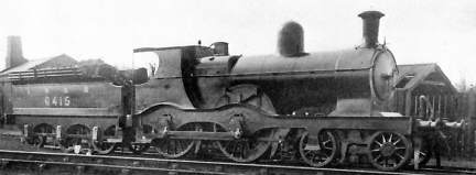 GNR Class D8 No. 6415 with Robinson chimney, at Southport in 1925