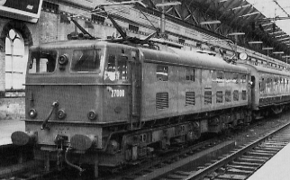 1954 BR Class EM2 ELECTRA Train Stamp Keyring Loco 100 