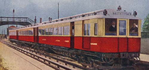 Colour postcard illustration of original NER 1904 stock.