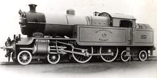 Metropolitan Class H, LNER Class H2 4-4-4T No. 106, ex-works (M.Peirson)