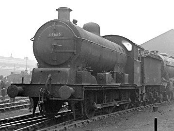 J20/1 No. 64685 at Stratford in the mid-50s (M.Morant)