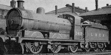 J28/1 (H&BR Class LS) No. 2412 at Doncaster in about 1934