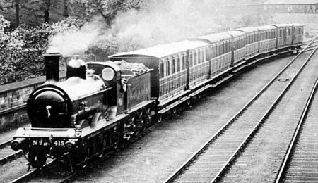 J31 NBR No. 415 at Princes Street Gardens, Edinburgh (M.Peirson)