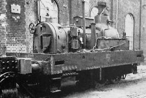 J70 No. 68219 with the bodywork removed, Stratford Works in 1953