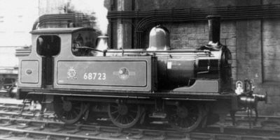 Newcastle pilot J72 No. 68723 in the early 1960s (A.Willis)
