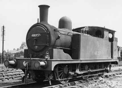 J73 BR No. 68357 in 1956 at Selby (PH.Groom)