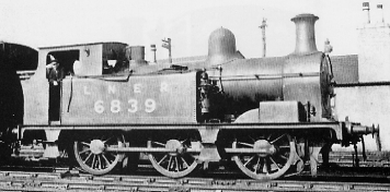 J90 No. 6839 at Kittybrewster in the late 1920s