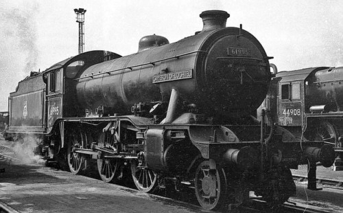Gresley K4 No. 61995 'Cameron of Locheil' at Eastfield in 1959 (M.Peirson)