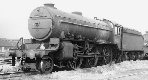 Class K5 No. 61863 at Stratford in 1960 (PH.Groom)