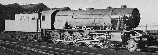 WD Austerity 2-10-0, at Doncaster in December 1943