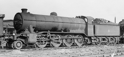 Class O2/2 No. 63940 at Grantham in 1958 (PH.Groom)