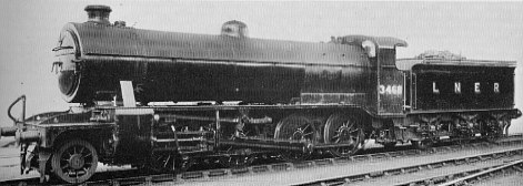 Class O3 No. 3468 at Doncaster in 1946