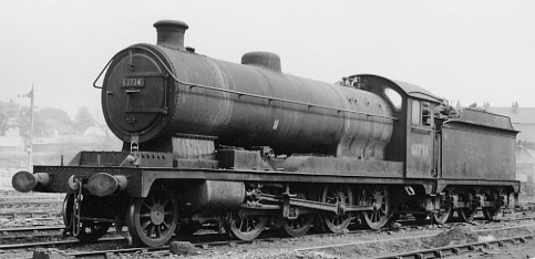 Class O4/8 No. 63734 at Retford in 1964 (PH.Groom)