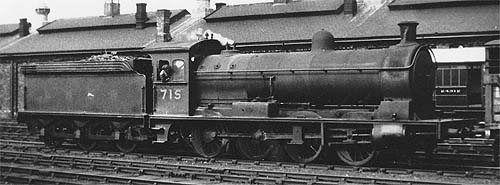 Q5 No. 715 in LNER livery (c.Rosewarne)