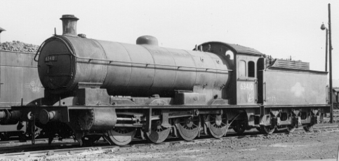 Raven Q6 (NER Class T2) 0-8-0 at Darlington in 1964 (PH.Groom)