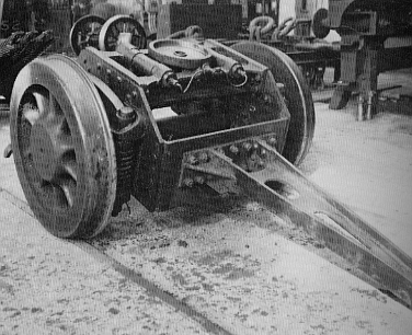 Pony truck from Gresley V2 2-6-2 No. 3645, after the Hatfield accident in July 1946