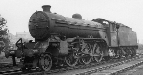 Gresley V4 2-6-2 BR No. 61701 at Ferryhill in 1957 (PH Groom)