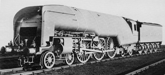 Gresley W1 No. 10000 'Hush-Hush'; Darlington, Dec. 1929 