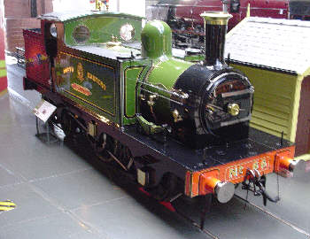 No. 66 Aerolite in preservation at the National Railway Museum at York