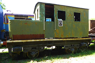 Surviving 0-4-0VBT Sentinel at the Indian National Rail Museum (R.Houston)